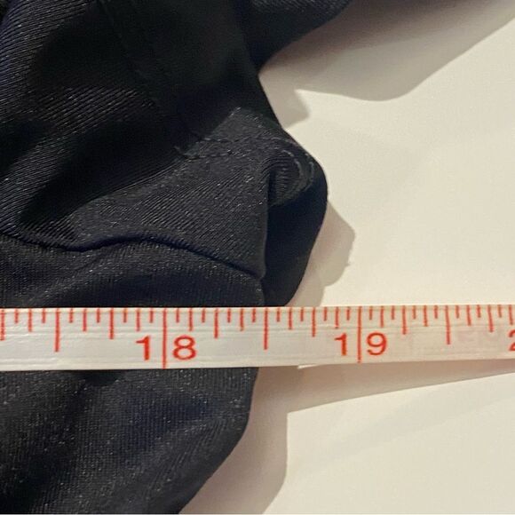 Tommy Bahama Golf 1/4 Zip Black Short Sleeve Polo Shirt Women's Size Large - Picture 14 of 15